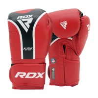 Перчатки RDX Aura Plus T-17 16oz красн/черн. (арт. BGR-T17RB-16OZ+)